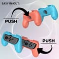 Miniatyrbild 3 av 5: Subsonic - Pack 2 grepp manett för Joy-con till Nintendo Switch och Nintendo Switch 2 - Blå och röd