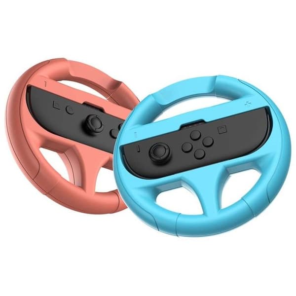 Subsonic - Paket med 2 handkontroller för JoyCons Nintendo Switch och Switch 2 – Kompatibel med Joy-con Switch och Switch 2 - Blå och Röd
