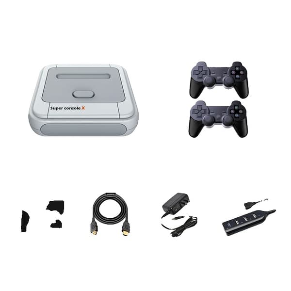 Retro spillekonsol, 100000 videospil, spilpads, 256G 117000 Spil, EU