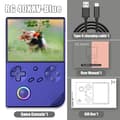 Miniatyrbillede 2 af 2: Håndholdt Spilkonsol, 4,0" Skærm, 3200mAh Batteri, Linux Operativsystem,256G og 256G PSP, Blå
