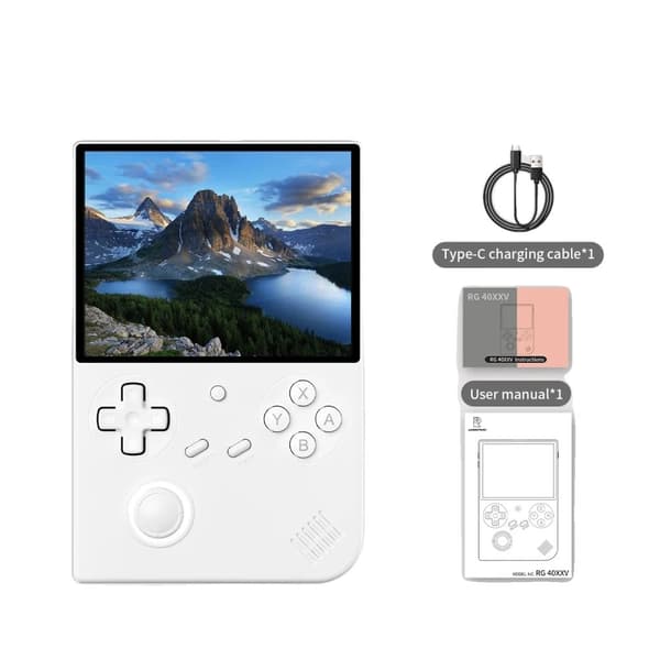 Håndholdt Spilkonsol, 4,0-tommer Skærm, 64GB Lager, 1GB RAM,256G OG 256G PSP, Hvid
