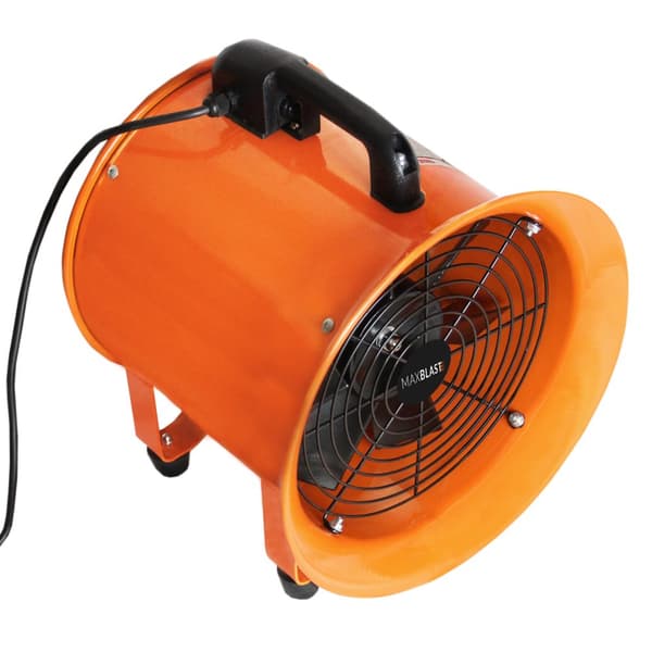 MAXBLAST Konstruktionsfläkt Byggfläkt 300 mm 550W med 6m Fläktslang