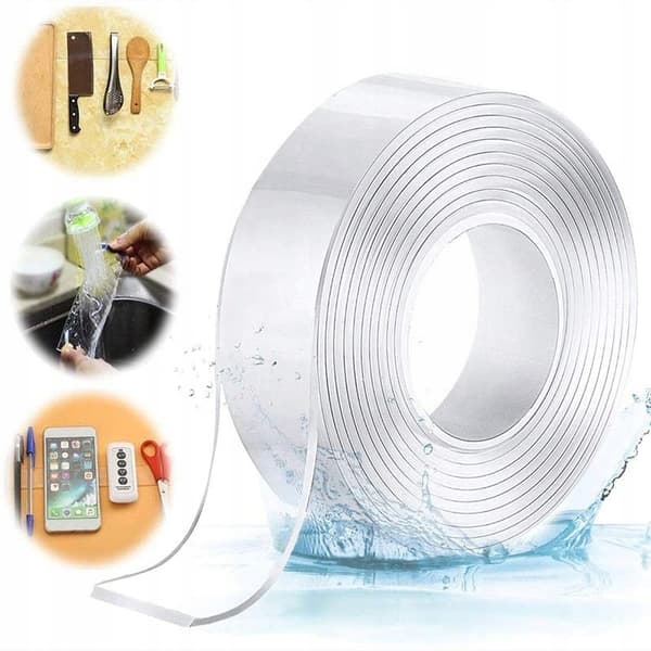 GENANVENDIG DOBBELTSIDET NANOTAPE 2M 22MM