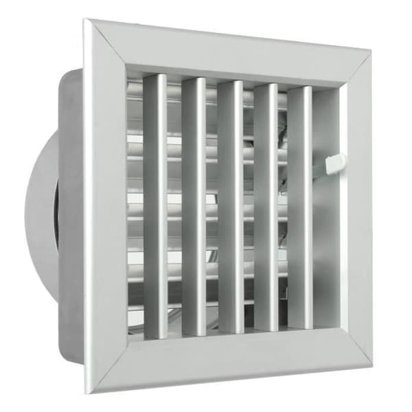 La Ventilazione La ventilation -y Inbyggt galler för eldstäder, aluminium, 160 x 150 mm - GCSIAL1615120