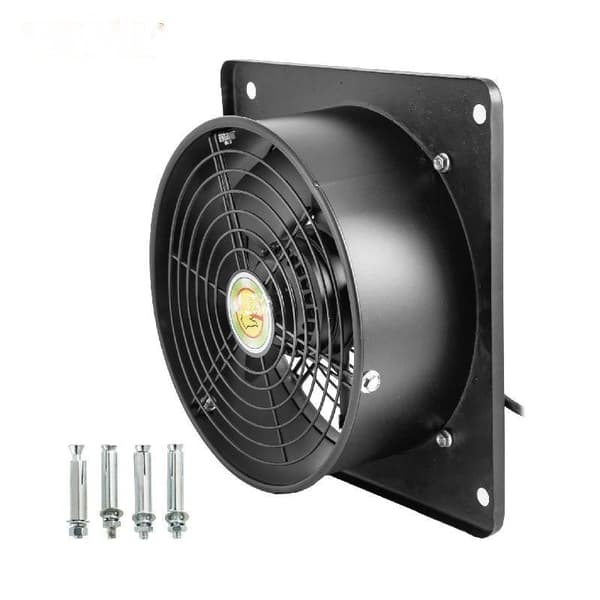 10-tommers udstødningsventilator - 120W effekt, 2600 o/min hastighed, 1850m3/h luftgennemstrømning