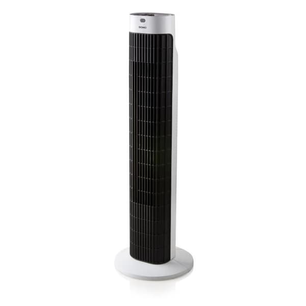 DOMO DO8126 Pelarfan - 3 lägen + off - 3 funktioner: normal, naturlig, natt - Svängning