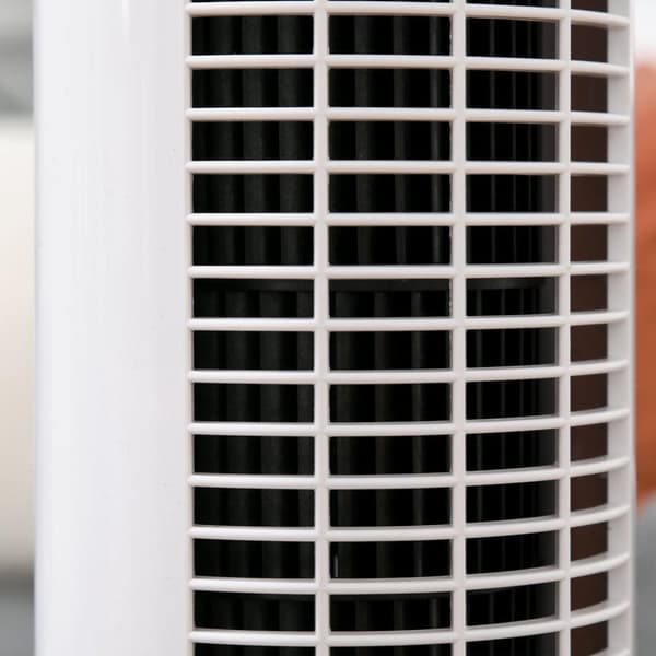 Rootz Tower Ventilator med fjernbetjening - Hvid - Pe Plast, Stål - 11,81 cm x 11,81 cm x 43,3 cm