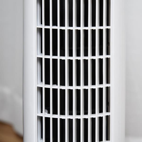 Rootz tornfläkt - Stående fläkt - Fjärrkontroll - ABS-plast - Vit - 22 x 77 cm