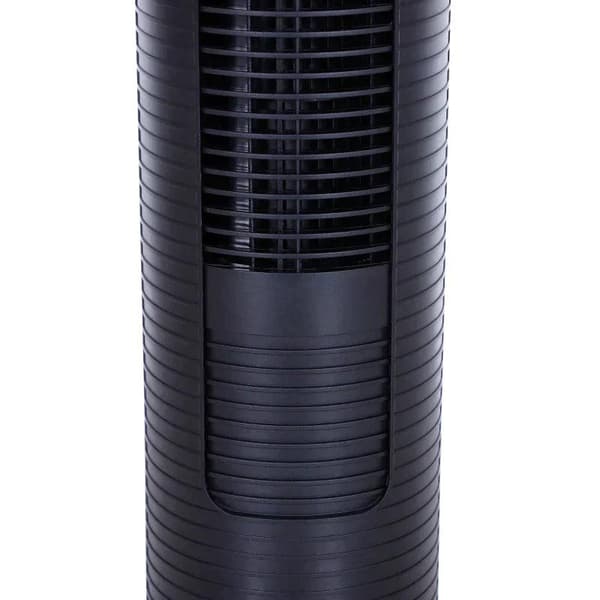 Rootz Tower Fan - Søjleblæser - Fjernbetjening - Timerfunktion - Fire tilstande - ABS - Sort