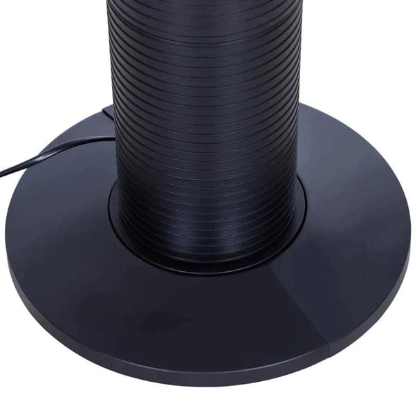 Rootz Tower Fan - Søjleblæser - Fjernbetjening - Timerfunktion - Fire tilstande - ABS - Sort