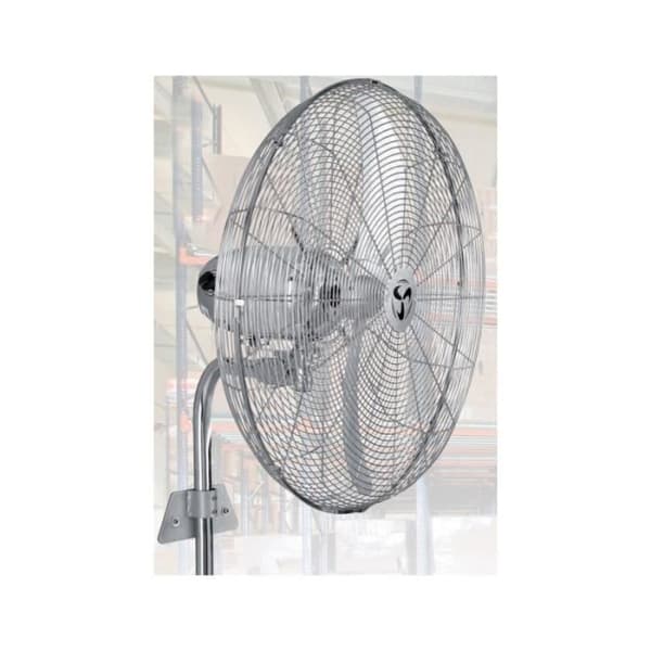 Casafan WM2 Eco Wall vindmaskin väggmonterad luftfläkt - Polerad krom - 65 Cm - Oscillation