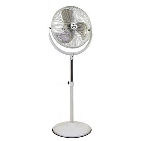 CasaFan SPEED2PROTECT piedestalfläkt - Vit - Industriell design - IPX4 - Skyddsgaller-Ø 495 mm