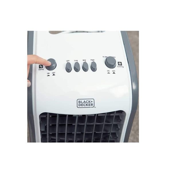Luftkylare - Black Et Decker BXAC50E - Vit - 75W - 61dB - 5.0L - 400m³/h - 3 hastigheter