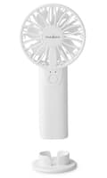 Miniatyrbillede 5 af 5: NEDIS ruční ventilátor/ průměr 6 cm/ výkon 0,9 W/ 2 rychlosti/ plast/ bílý