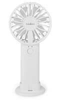 Miniatyrbillede 1 af 5: NEDIS ruční ventilátor/ průměr 6 cm/ výkon 0,9 W/ 2 rychlosti/ plast/ bílý