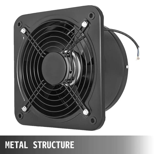 150W 2800 RPM 300mm/12" avgasfläkt, industriell ventilationsfläkt, integrerat blad, ultratyst drift, enkel installation