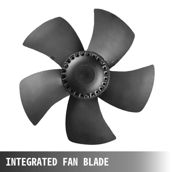 150W 2800 RPM 300mm/12" avgasfläkt, industriell ventilationsfläkt, integrerat blad, ultratyst drift, enkel installation