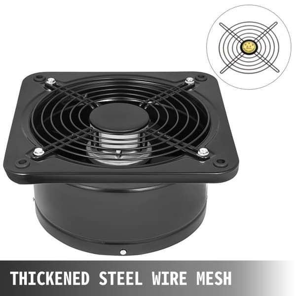 150W 2800 RPM 300mm/12" avgasfläkt, industriell ventilationsfläkt, integrerat blad, ultratyst drift, enkel installation