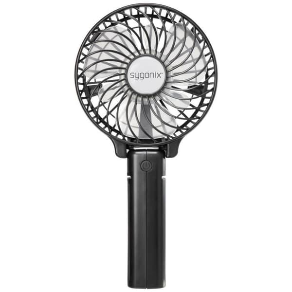 Sygonix HP1 SY-5044238 Svart handfläkt