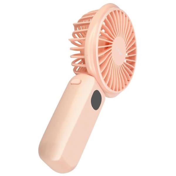 Mini Silent Portable Fan LED Display och integrerad lampa LinQ Pink