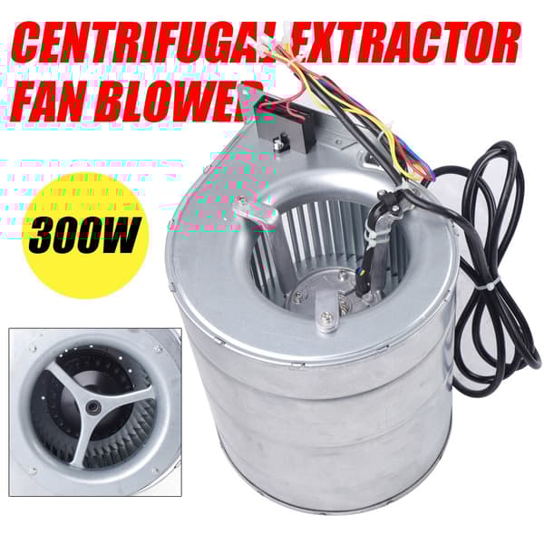 Industriell luftavlägsnare fläkt, 300W effekt, 840m³/h luftflöde, 1300RPM hastighet