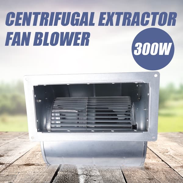 Industriell luftavlägsnare fläkt, 300W effekt, 840m³/h luftflöde, 1300RPM hastighet