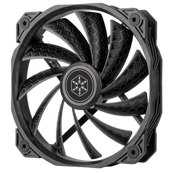 SilverStone Shark Force Fan, 160mm - svart