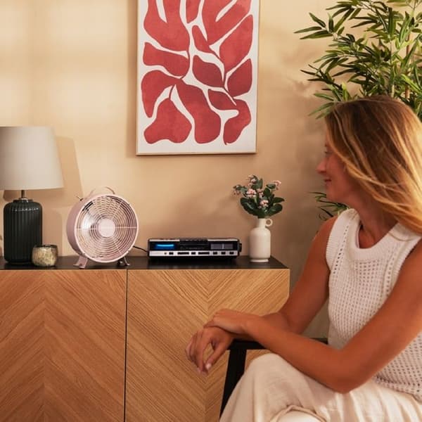 Cecotec Bordsfläkt EnergySilence 400 RetroDesk Pink