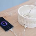 Miniatyrbild 3 av 6: Ventilator - InnovaGoods - Fandle - Uppladdningsbar - Fällbar - 4 hastigheter
