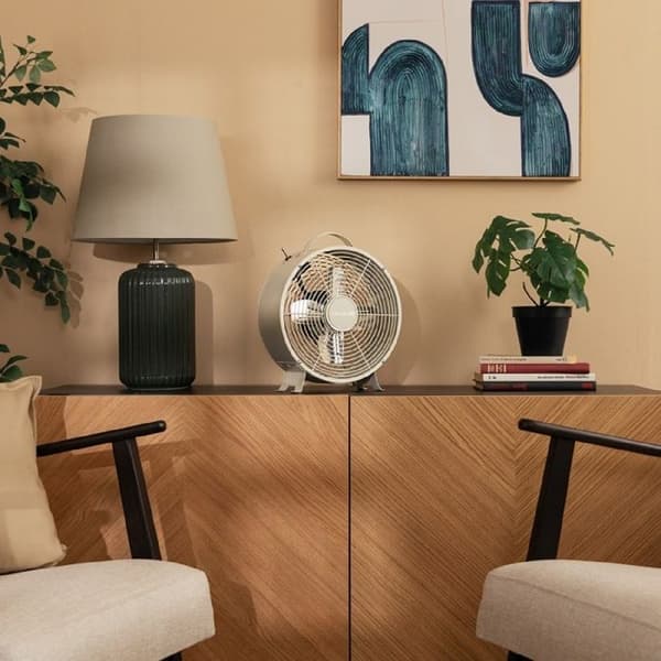 Cecotec Bordsfläkt EnergySilence 400 RetroDesk Beige