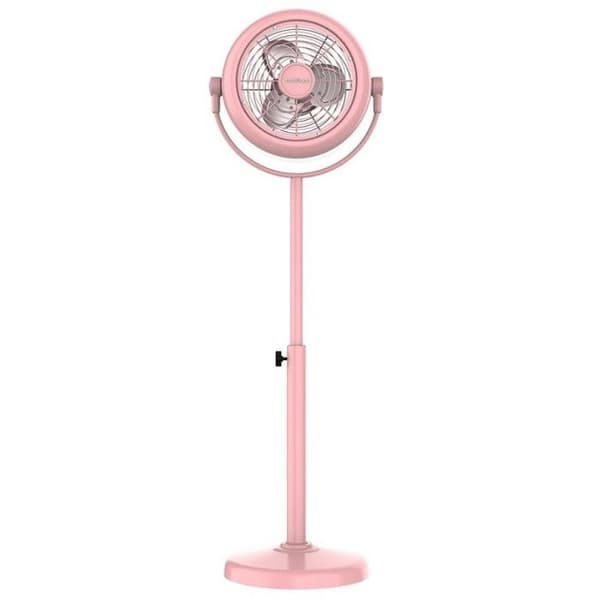 Cecotec - EnergySilence 250 ClassicStyle Pink Piedestal Fläkt - 25 W, Diameter 25 cm, 3 blad och justerbar höjd, 2 hastigheter,