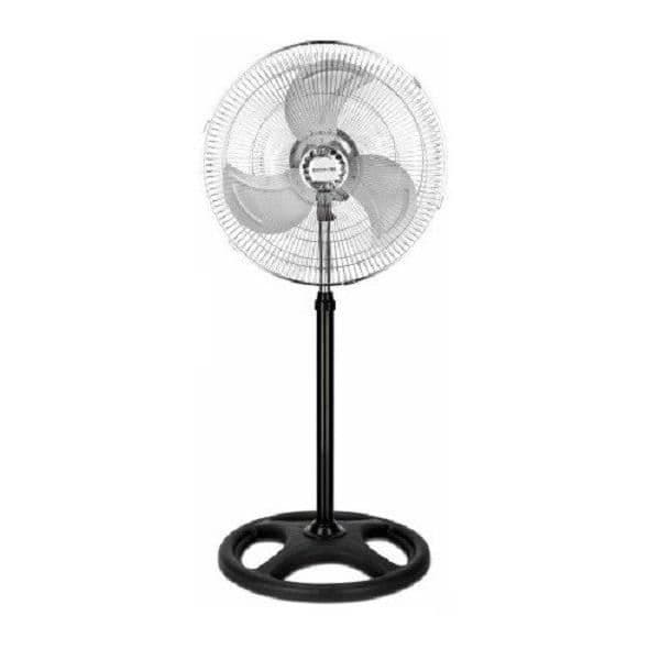 Golvvän - 45 cm i diameter - 80 watt - Svängande 120 ° - Rund fot