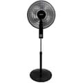 Miniatyrbild 1 av 2: Piedestalfläkt - HAEGER - Slät modell - 5 blad på 40 cm - 3 hastigheter - 90° svängning