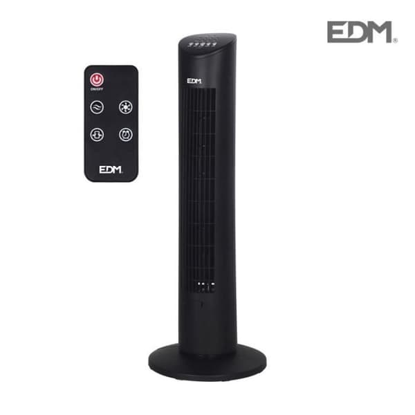 Tornadoventilator - EDM - 33504 - 60W - 3 hastigheter - Fjärrkontroll