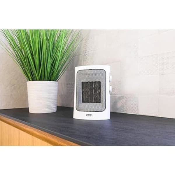 Vertikal värmare - EDM - 1000 1500 W - Grå - Flerfärgad - 25,5 x 19 x 14 cm