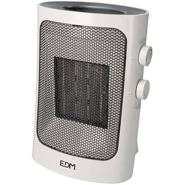 Vertikal värmare - EDM - 1000 1500 W - Grå - Flerfärgad - 25,5 x 19 x 14 cm