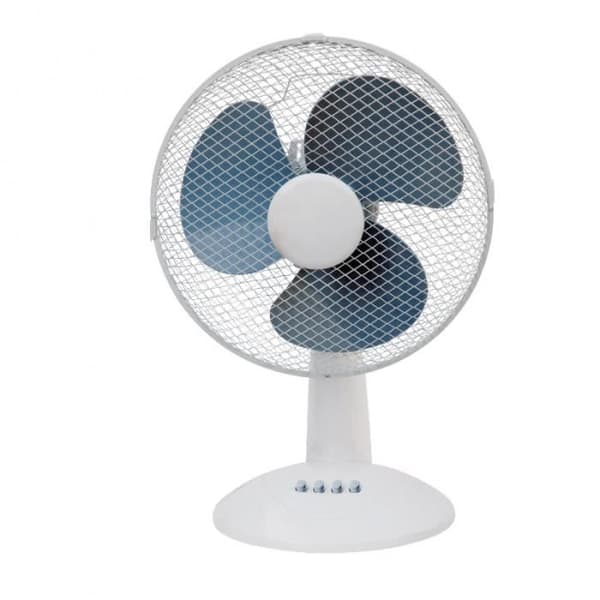 Vitt bordsväntevärmare Ø 300mm oscillerande 45W H.730mm