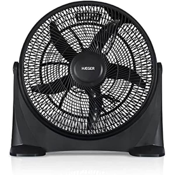 Fläkt - HAEGER - FF020007A - Fristående - Elektrisk - Vit Svart