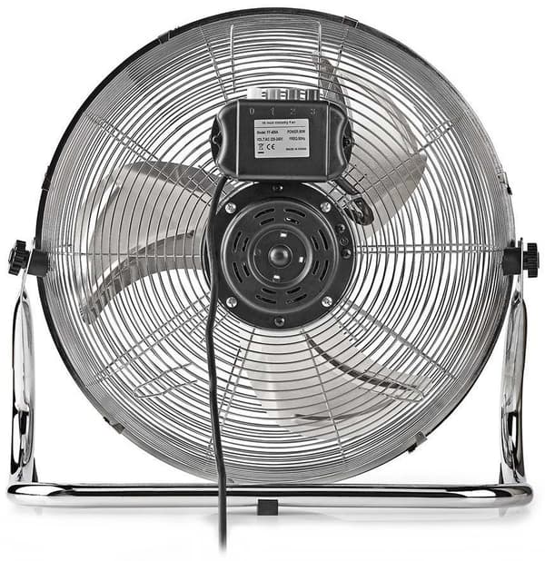 NEDIS podlahový ventilátor/ průměr 40 cm/ výkon 80 W/ 3 rychlosti/ naklápěcí/ kov