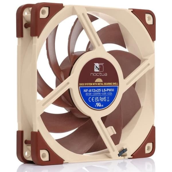 Fläkt - NOCTUA - NF-A12x25 LS-PWM - Vit