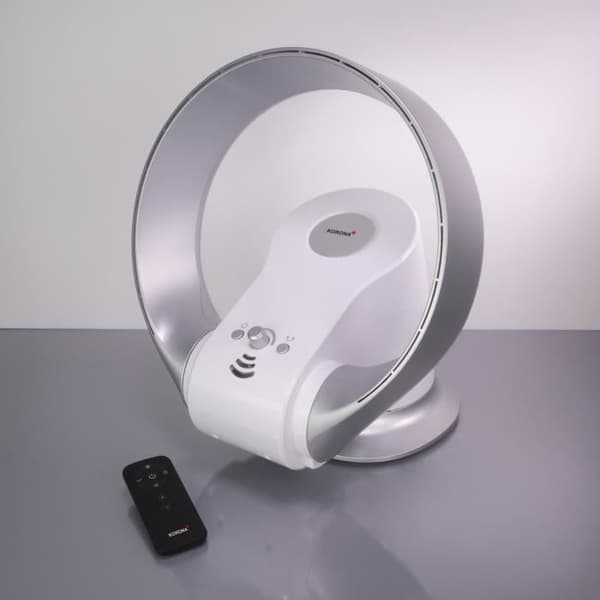 Korona 81008 Fläkt utan blad | Vägg- och bordsfläkt | Väggmontering | 26 watt | Timer | Avlägsen