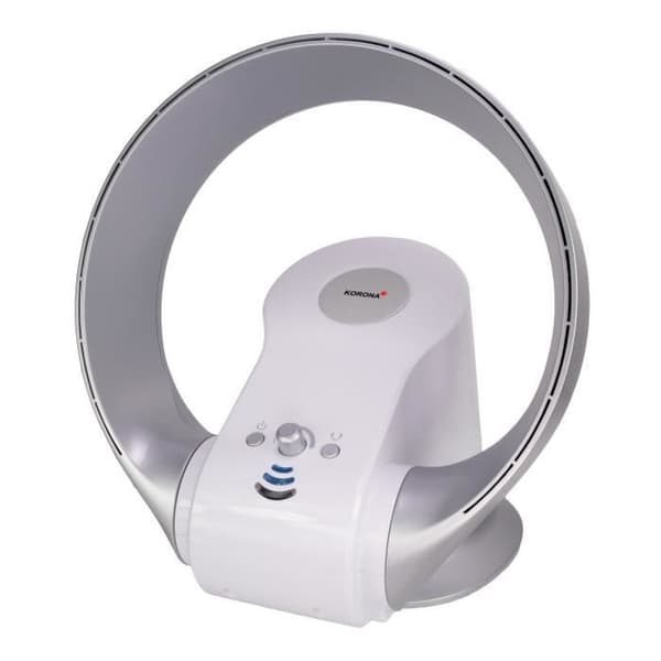 Korona 81008 Fläkt utan blad | Vägg- och bordsfläkt | Väggmontering | 26 watt | Timer | Avlägsen