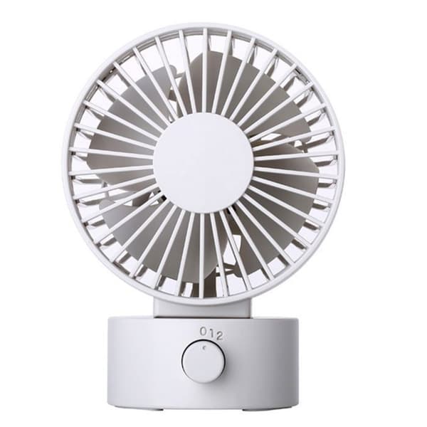 Bärbar fläkt - TD® - Mini oscillernade tyst - USB uppladdningsbar - Lätt - Kompakt design