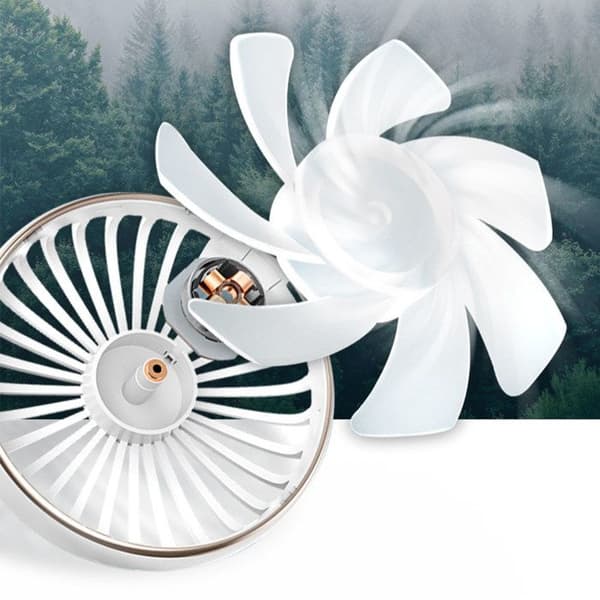 TD® Fläkthalsformat handsfree-halsdesign idealisk fläkt för sport eller kontorsarbete solid ABS-design