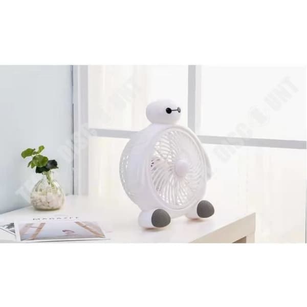 TD® Silent Oscillerande Handfläkt Bärbar skrivbordsficka Uppladdningsbar för sovrum Lättvikts Bärbar Mini Barn Design