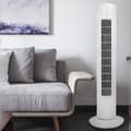 Miniatyrbild 3 av 4: TD® tornfläkt, golvfläkt, bladlös, tyst hushåll, energibesparande, plug-in, justerbar med tre hastigheter