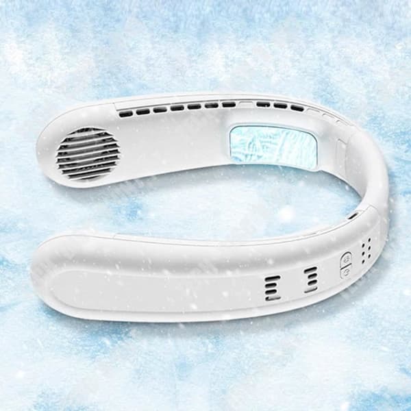TD® Utomhushängande halsfläkt Portabel halvledarkylfläkt Cam Leafless Fan