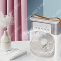 Miniatyrbild 2 av 4: TD® Mini Portable Dormitory Office Mute Small Air Cooler Office Hushållsspray Fuktning Elektrisk fläkt