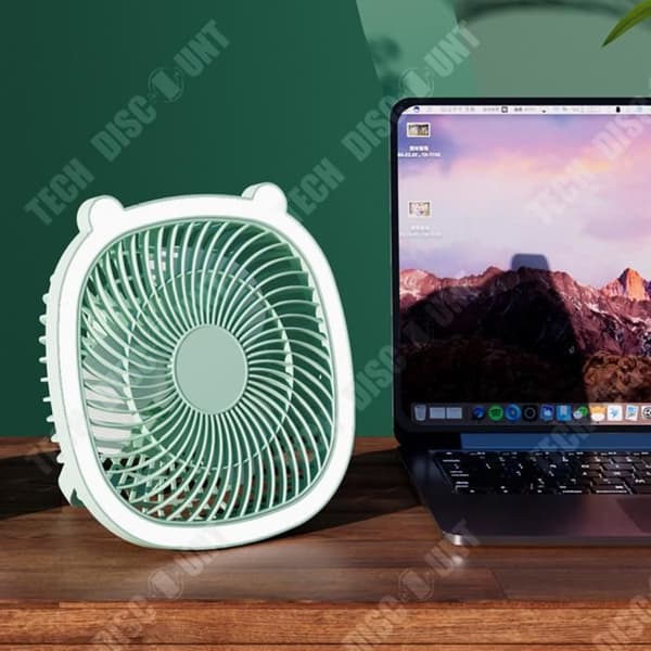 TD® Nytt skrivbord kontor stum elektrisk fläkt mini portabel usb laddning kontor liten fläkt hem sovsal stor vind