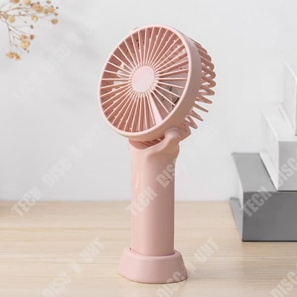 TD® Portable Double Leaf Fläkt Mute USB Laddning Creative Office Student Sovsal Hem Bärbar Mini Air Supply
